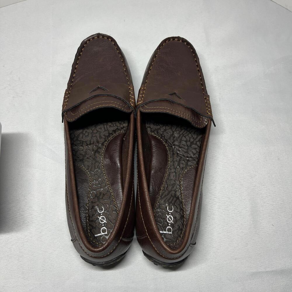 Women's B.O.C. Brown Penny Loafer Moccasin Size 8.5M - Picture 5 of 8